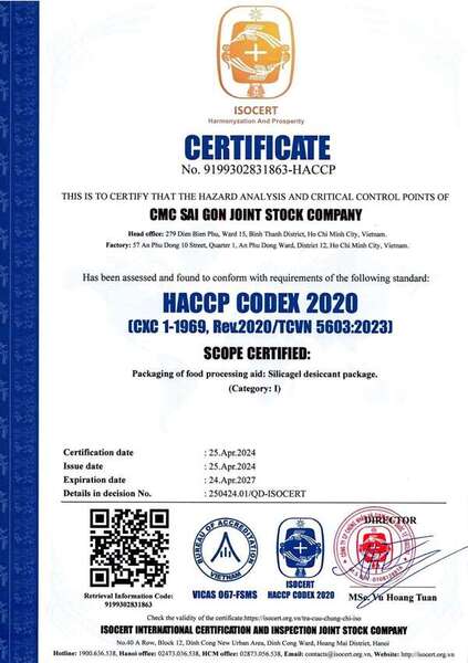 HACCP Codex 2020