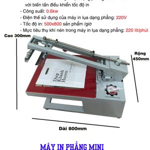 Máy in lụa mini khổ A3