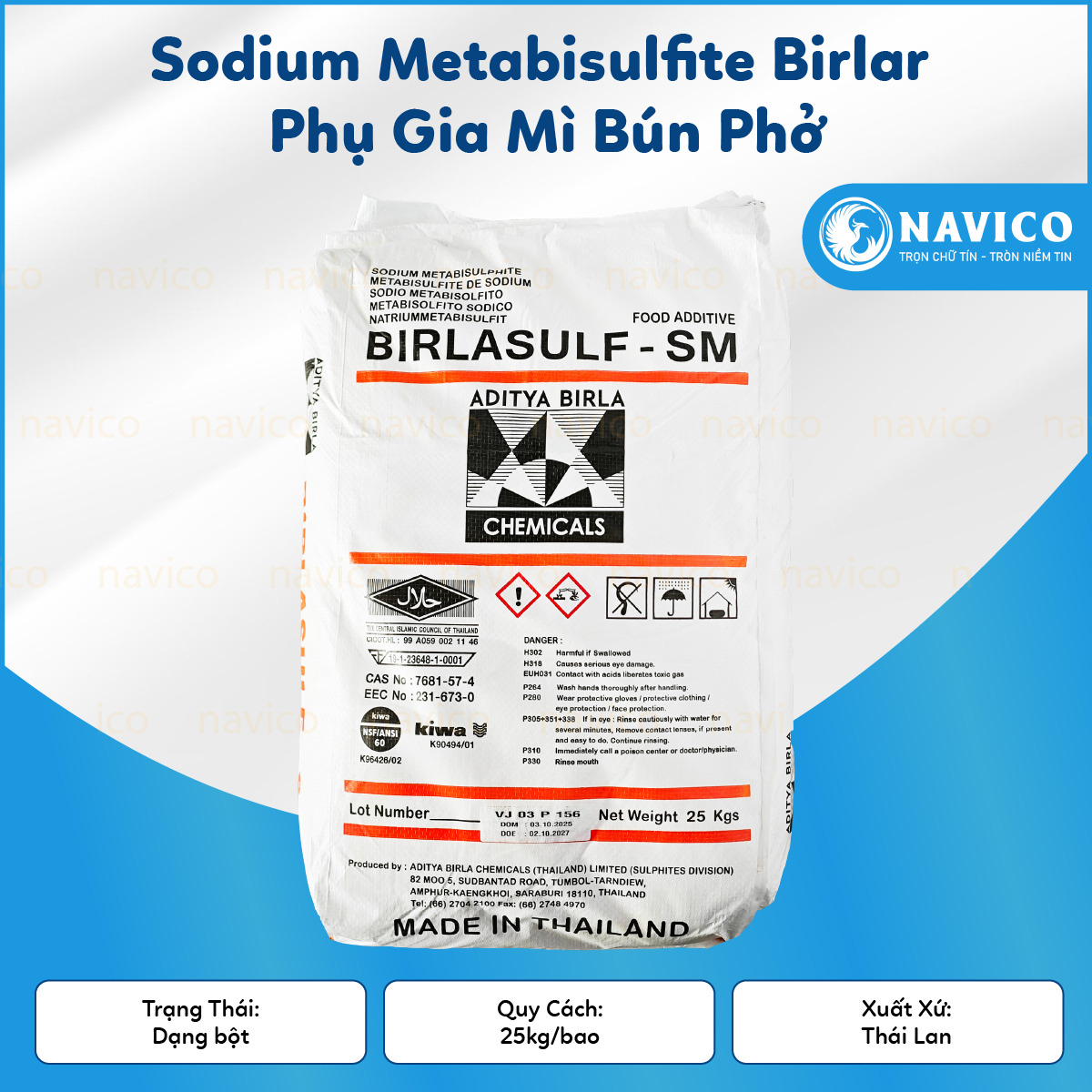 Sodium Metabisulfite Birlar