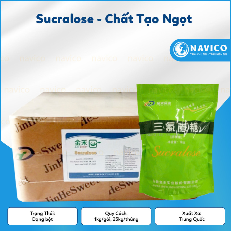 Sucralose - Chất tạo ngọt
