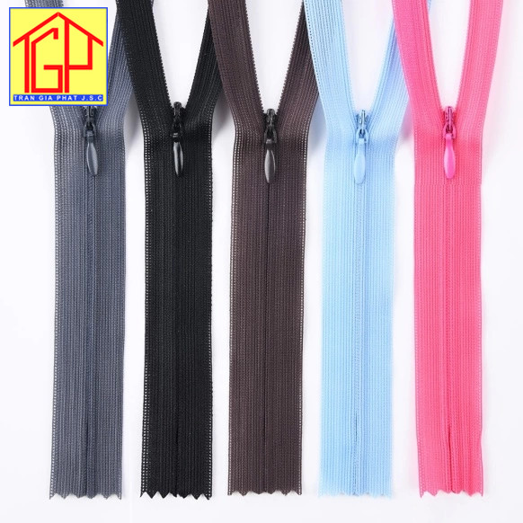 Khóa ẩn bằng lưới - Dây Khóa Kéo Trần Gia Phát - Công Ty Cổ Phần Phụ Liệu May Trần Gia Phát