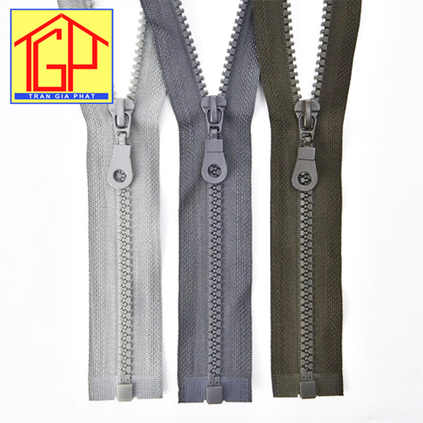 Khóa mở chân Plastic - Dây Khóa Kéo Trần Gia Phát - Công Ty Cổ Phần Phụ Liệu May Trần Gia Phát