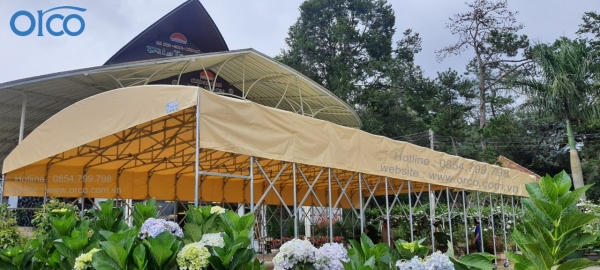 Nhà bạt che quán ăn