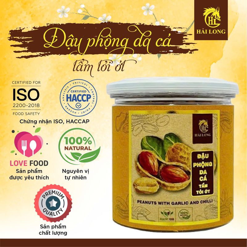 Đậu phộng da cá tẩm bột ớt