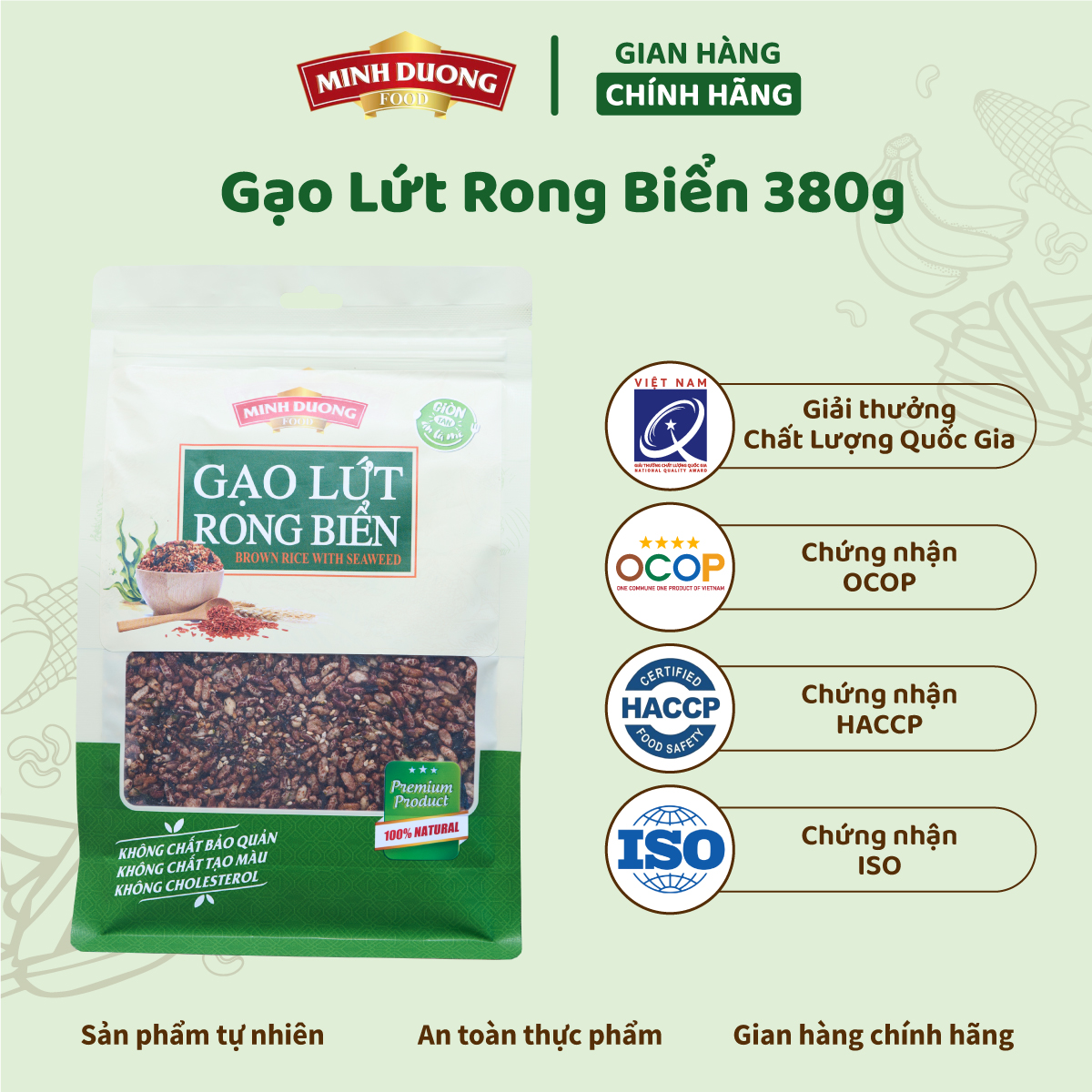 Gạo lứt rong biển - Minh Dương Food - Công Ty TNHH MTV Minh Dương