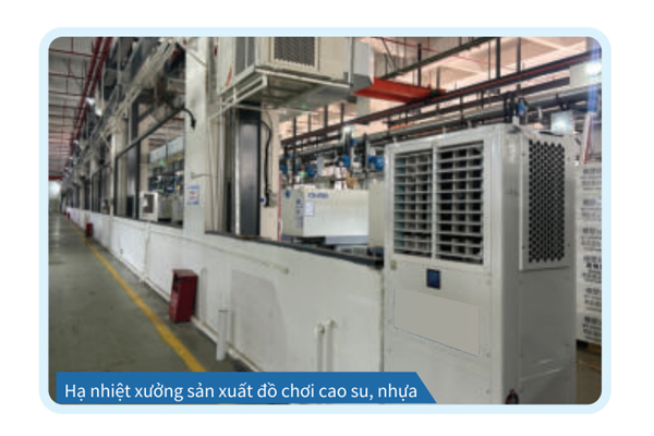 Hạ nhiệt xưởng sản xuất đồ chơi cao su, nhựa