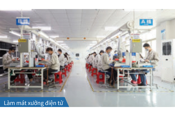 Làm mát xưởng điện tử