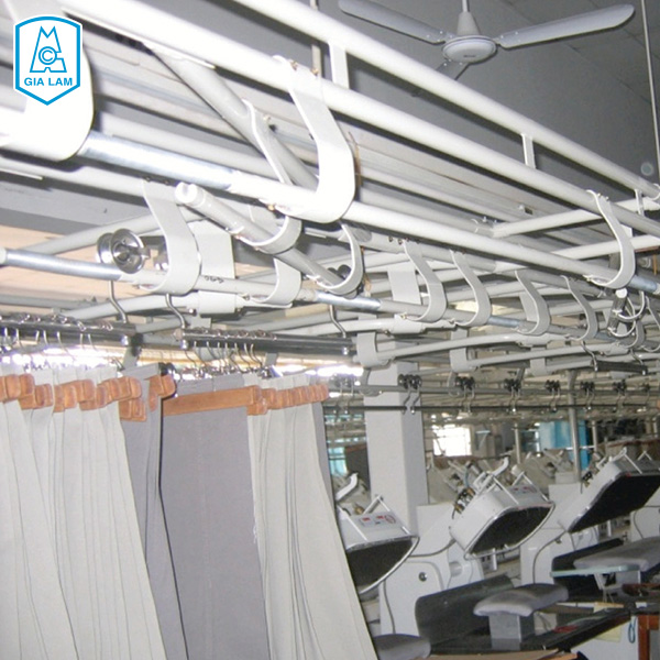 Tư vấn thiết kế, lắp đặt hệ thống đường chuyền khu là ủi