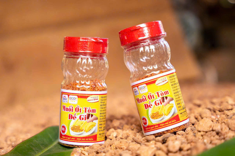 Muối ớt tôm Đề gi