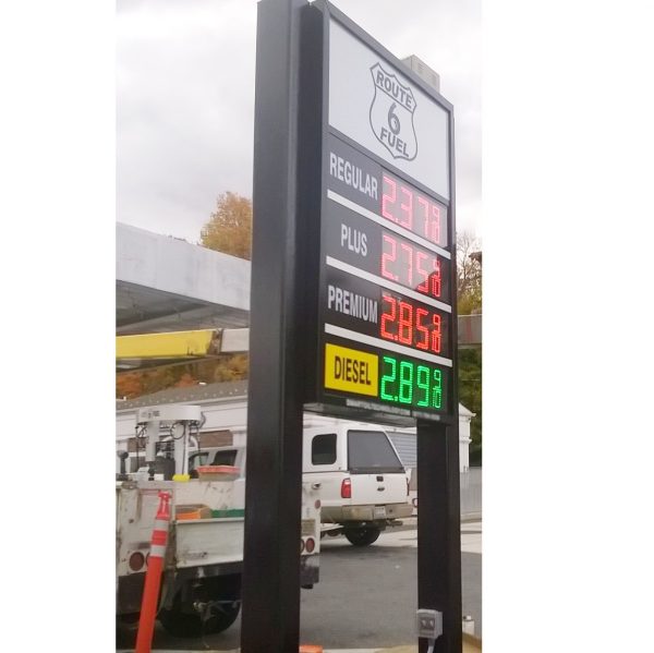 Bảng LED hiển thị giá xăng dầu