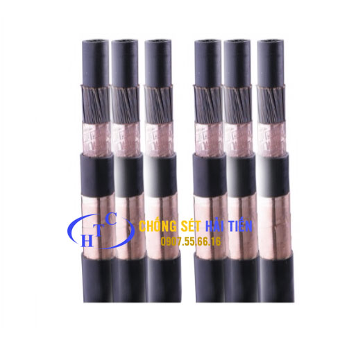 Cáp thoát sét chống nhiễu 7 lớp HVSC - Thiết Bị Chống Sét Hải Tiến - Công Ty TNHH Đầu Tư Thương Mại Hải Tiến