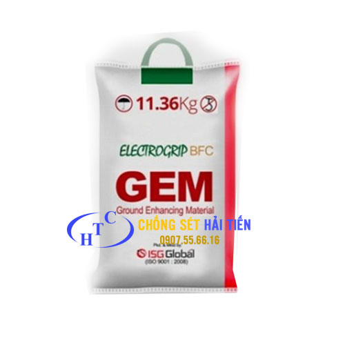 Hóa chất giảm điện trở đất GEM BFC Än Độ – 11.36kg/bao - Thiết Bị Chống Sét Hải Tiến - Công Ty TNHH Đầu Tư Thương Mại Hải Tiến