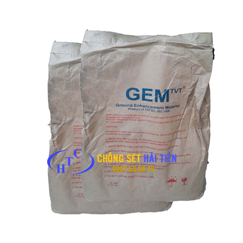 Hoá chất giảm điện trở đất GEM TVT (Việt Nam) - Thiết Bị Chống Sét Hải Tiến - Công Ty TNHH Đầu Tư Thương Mại Hải Tiến