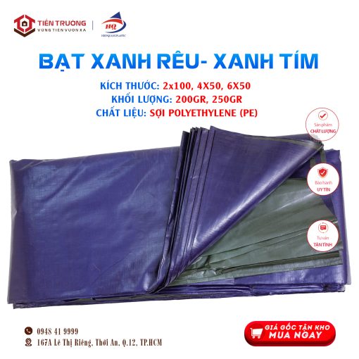 Bạt xanh rêu - Tiến Trường Group - Công Ty TNHH Thương Mại Vật Liệu Xây Dựng Tiến Trường