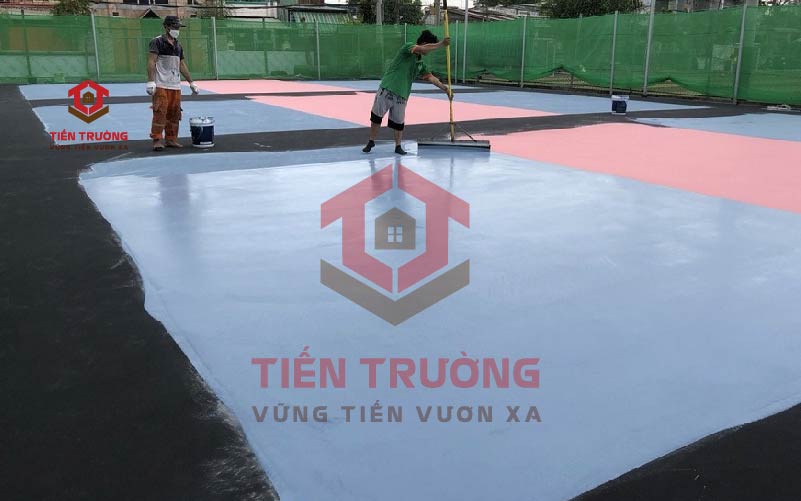 Thi công sân pickleball - Tiến Trường Group - Công Ty TNHH Thương Mại Vật Liệu Xây Dựng Tiến Trường