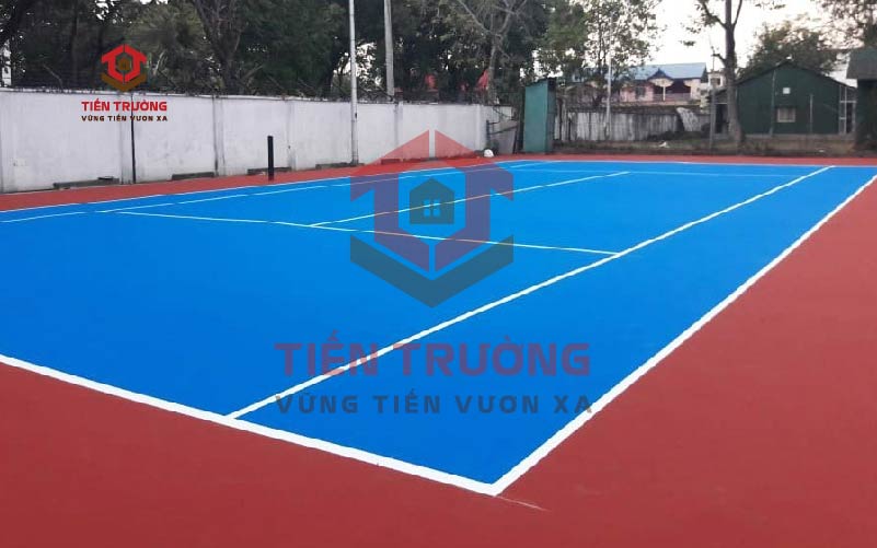 Thi công sân pickleball - Tiến Trường Group - Công Ty TNHH Thương Mại Vật Liệu Xây Dựng Tiến Trường