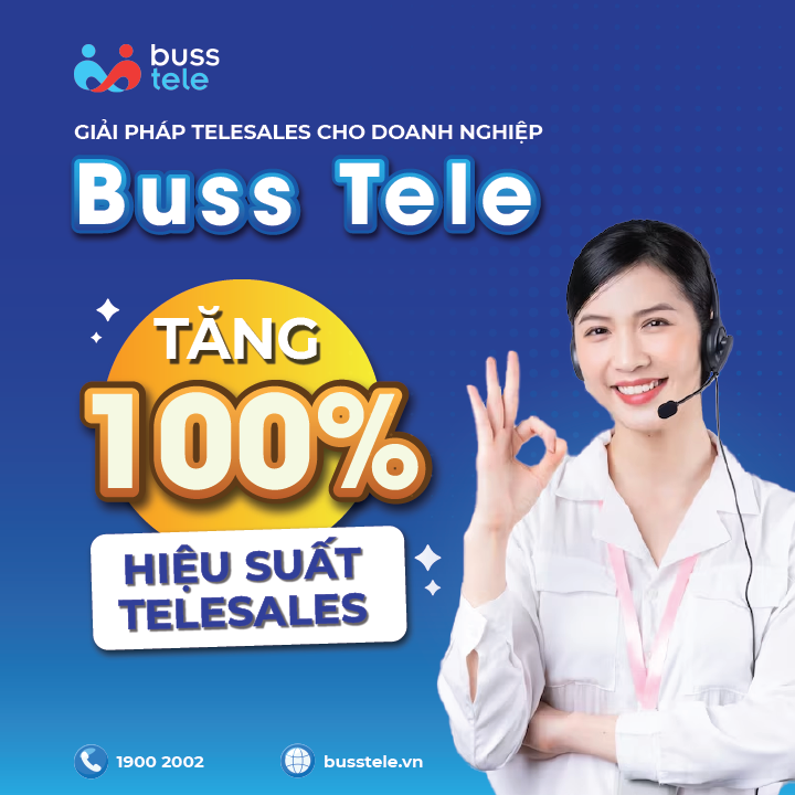 BUSS TELE - Giải pháp TELESALES - Dịch Vụ Viễn Thông VOIP24H - Công Ty TNHH Giải Pháp Kết Nối