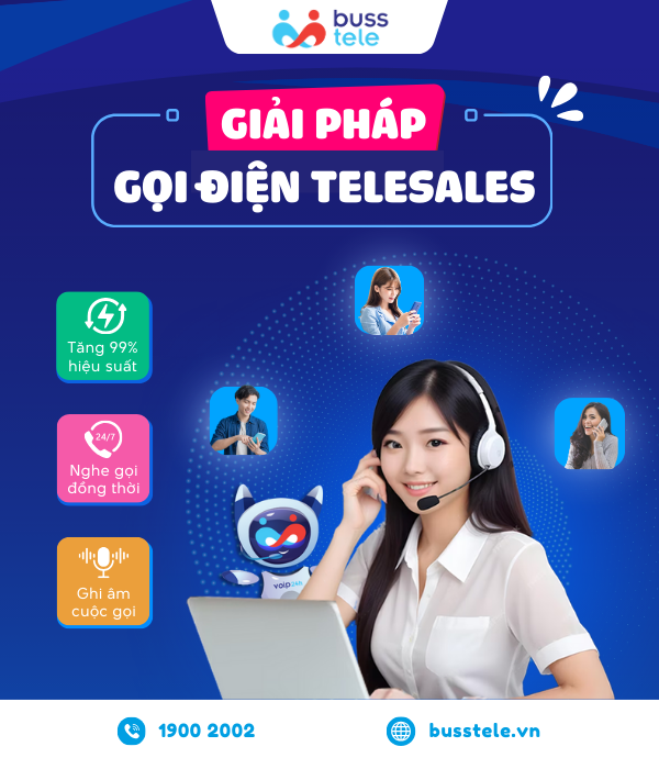 Giải pháp gọi điện telesales - Dịch Vụ Viễn Thông VOIP24H - Công Ty TNHH Giải Pháp Kết Nối