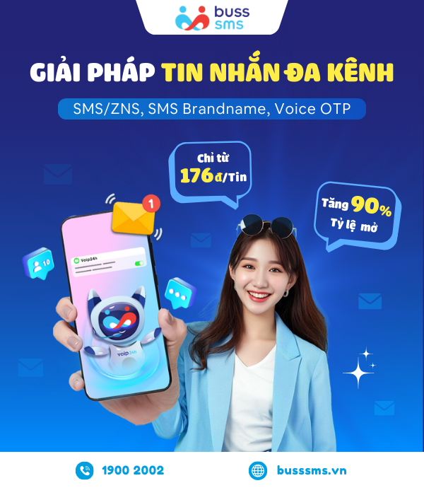 Giải pháp nhắn tin đa kênh - Dịch Vụ Viễn Thông VOIP24H - Công Ty TNHH Giải Pháp Kết Nối