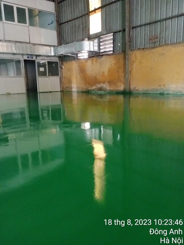 Thi công sơn Epoxy - Công Ty TNHH Tư Vấn Kiến Trúc Xây Dựng Và Thương Mại Thăng Long