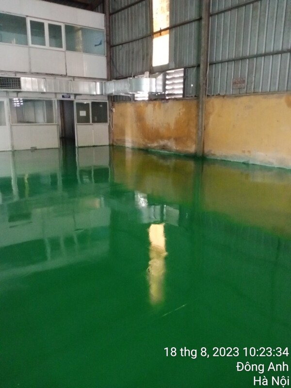 Thi công sơn Epoxy - Công Ty TNHH Tư Vấn Kiến Trúc Xây Dựng Và Thương Mại Thăng Long