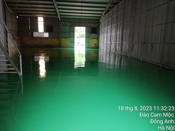 Thi công sơn Epoxy - Công Ty TNHH Tư Vấn Kiến Trúc Xây Dựng Và Thương Mại Thăng Long