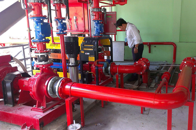 Thi công hệ thống PCCC - Thi Công Điện Công Nghiệp Cho Nhà Xưởng Ever Power - Công Ty TNHH Ever Power