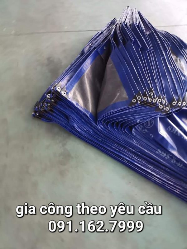 Bạt xanh 2 mặt 120gr/m2 - Bạt Nhựa Hoàng Gia - Công Ty TNHH Sản Xuất Thương Mại Dịch Vụ Bạt Nhựa Hoàng Gia