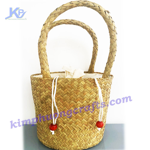 Giỏ xách cỏ bàng M18 - Kim Phương Crafts - Công Ty TNHH Thương Mại Dịch Vụ Xuất Nhập Khẩu Kim Phương