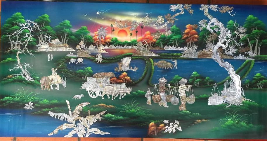 Tranh sơn mài - Nội Thất Đăng Trọng - Công Ty TNHH SX & TM Nội Thất Đăng Trọng