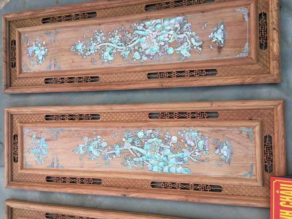 Tranh tứ quý khảm ốc xà xừ - Nội Thất Đăng Trọng - Công Ty TNHH SX & TM Nội Thất Đăng Trọng