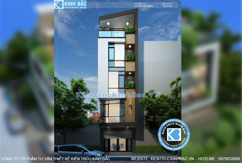 Thiết kế nhà phố 3 tầng tại Nam Định