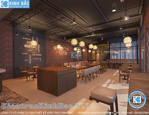 Thiết kế nội thất nhà hàng - Thiết Kế Kiến Trúc Kinh Bắc - Công Ty CP Tư Vấn Thiết Kế Kiến Trúc Kinh Bắc