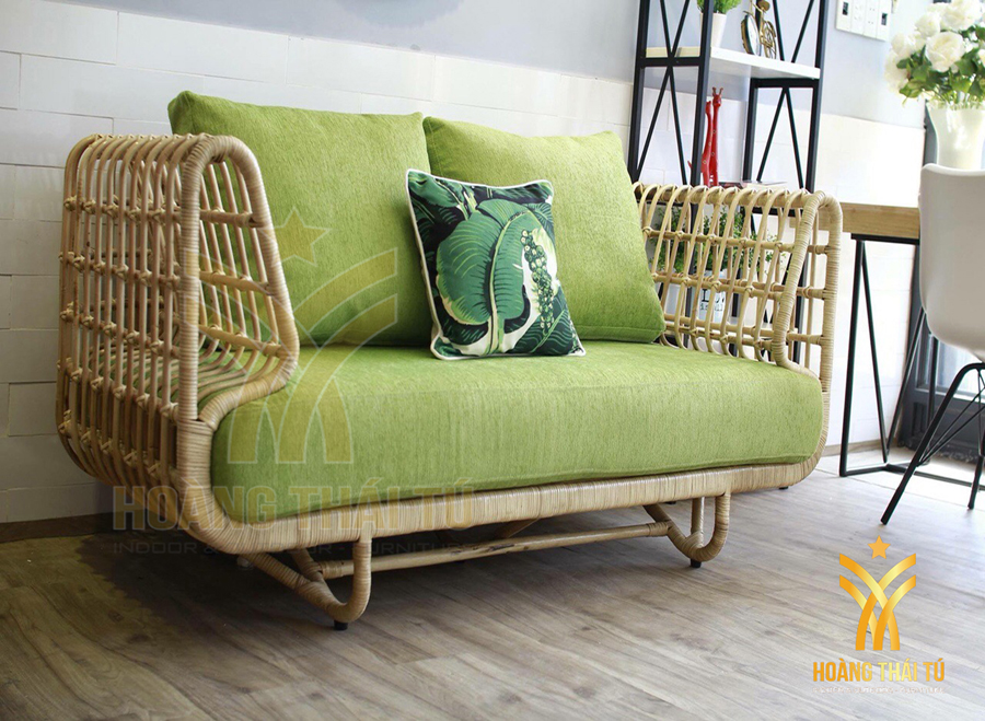 Sofa mây tự nhiên HTT-M10 - Nội Ngoại Thất Mây Tre Đan Hoàng Thái Tú - Công Ty TNHH Hoàng Thái Tú