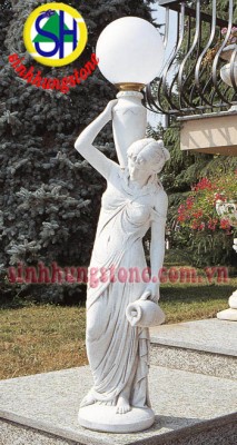 Tượng đá cô gái - Điêu Khắc Đá Mỹ Nghệ Đà Nẵng - Công Ty Cổ Phần Đá Mỹ Nghệ Đà Nẵng