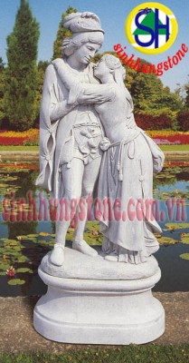 Tượng đá cô gái - Điêu Khắc Đá Mỹ Nghệ Đà Nẵng - Công Ty Cổ Phần Đá Mỹ Nghệ Đà Nẵng