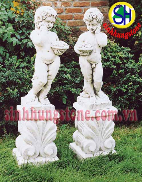 Tượng em bé - Điêu Khắc Đá Mỹ Nghệ Đà Nẵng - Công Ty Cổ Phần Đá Mỹ Nghệ Đà Nẵng