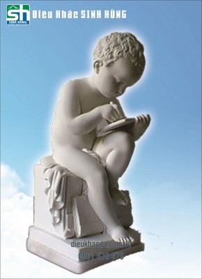 Tượng em bé - Điêu Khắc Đá Mỹ Nghệ Đà Nẵng - Công Ty Cổ Phần Đá Mỹ Nghệ Đà Nẵng