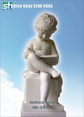 Tượng em bé - Điêu Khắc Đá Mỹ Nghệ Đà Nẵng - Công Ty Cổ Phần Đá Mỹ Nghệ Đà Nẵng