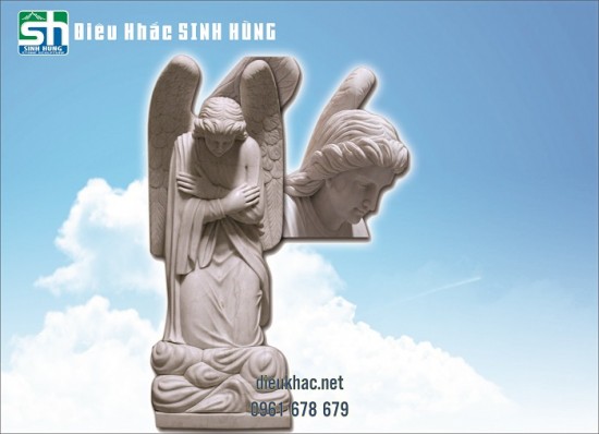 Tượng thiên thần - Điêu Khắc Đá Mỹ Nghệ Đà Nẵng - Công Ty Cổ Phần Đá Mỹ Nghệ Đà Nẵng