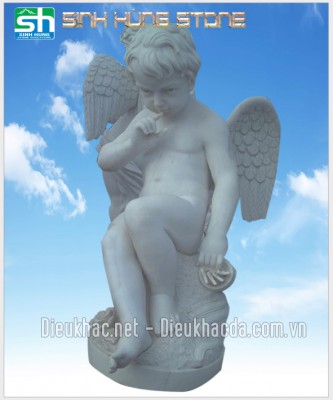 Tượng thiên thần - Điêu Khắc Đá Mỹ Nghệ Đà Nẵng - Công Ty Cổ Phần Đá Mỹ Nghệ Đà Nẵng