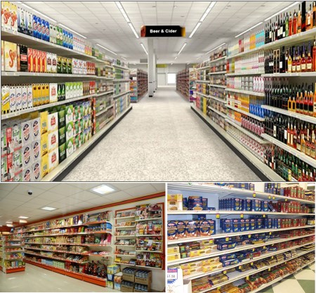 Kệ siêu thị - Kệ Prorack - Công Ty TNHH Thương Mại Sản Xuất Xây Dựng Phúc Hậu