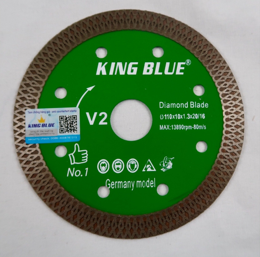 Đĩa cắt đá bóng kính Marble trắng sứ King Blue - Máy Móc Cơ Khí Midatech - Công Ty TNHH Một Thành Viên Midatech