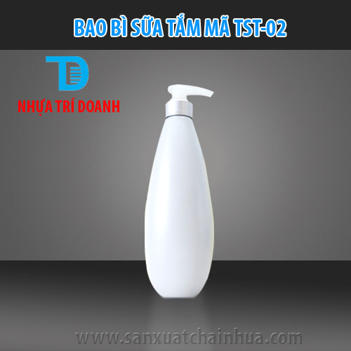 Chai nhựa sữa tắm TST-02