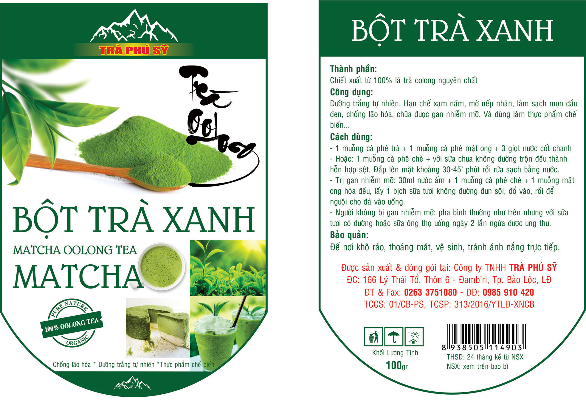Bột trà xanh