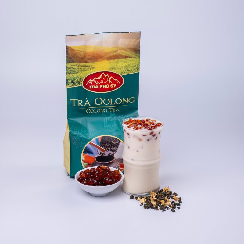 Trà sữa ô long lài pha chế