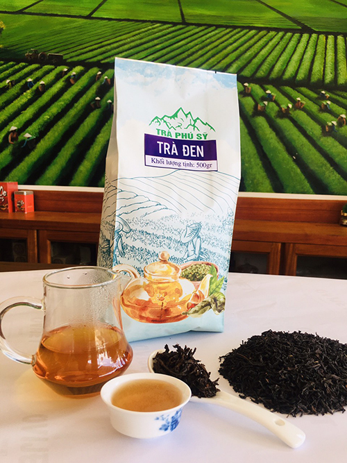 Trà đen nhãn tím