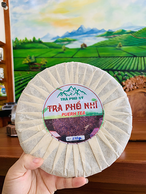 Trà phổ nhĩ bánh