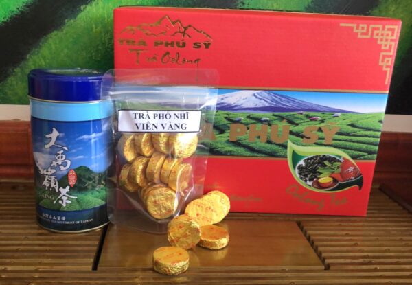 Trà phổ nhĩ viên vàng