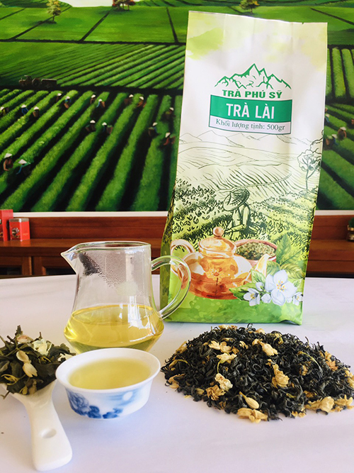 Trà xanh lài nhãn xanh